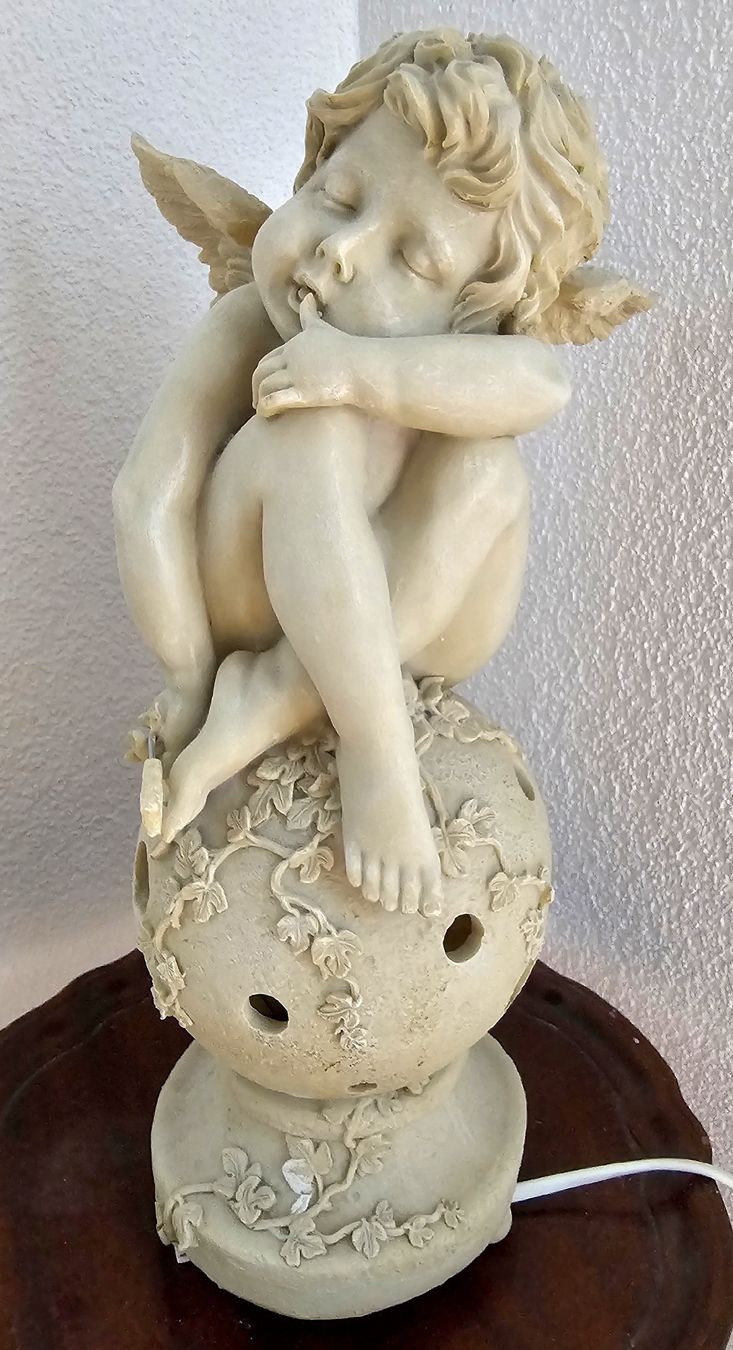 Statuette: NOSTALGISCHE, ROMANTISCHE ENGEL LAMPE – Nuovo (secondo la descrizione) da Laupen BE venduto da AUSSIEGIRL1109 3