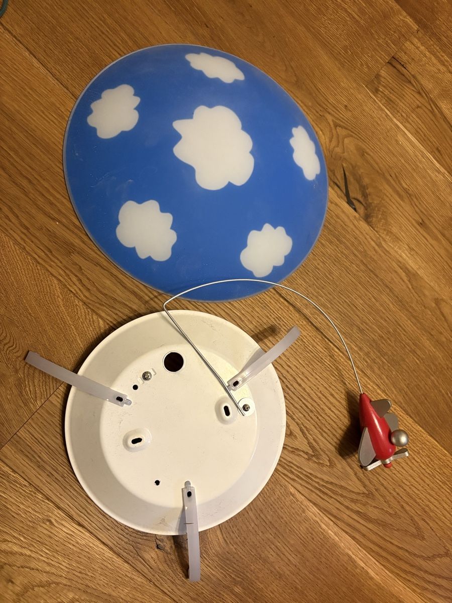 Lampadari & plafoniere: Deckenlampe Flieger am Himmel - Kinderlampe – Usato da Oekingen venduto da Thecrow78 2