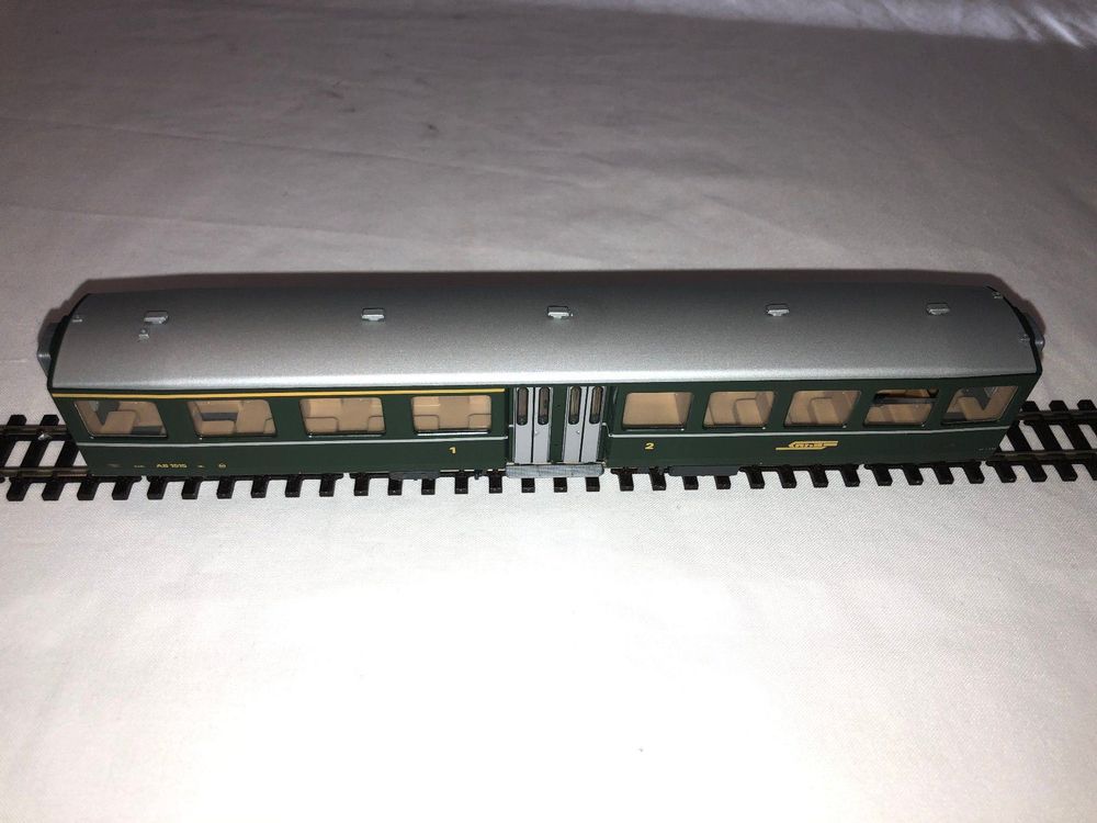 BEMO 3252 163 - RhB A 1233 Personenwagen EW I 4-achsig 1. Klasse, neu, 80,90