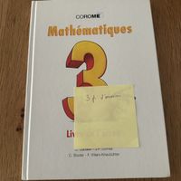 Livre de maths 3e année primaire, Corome - État Correct