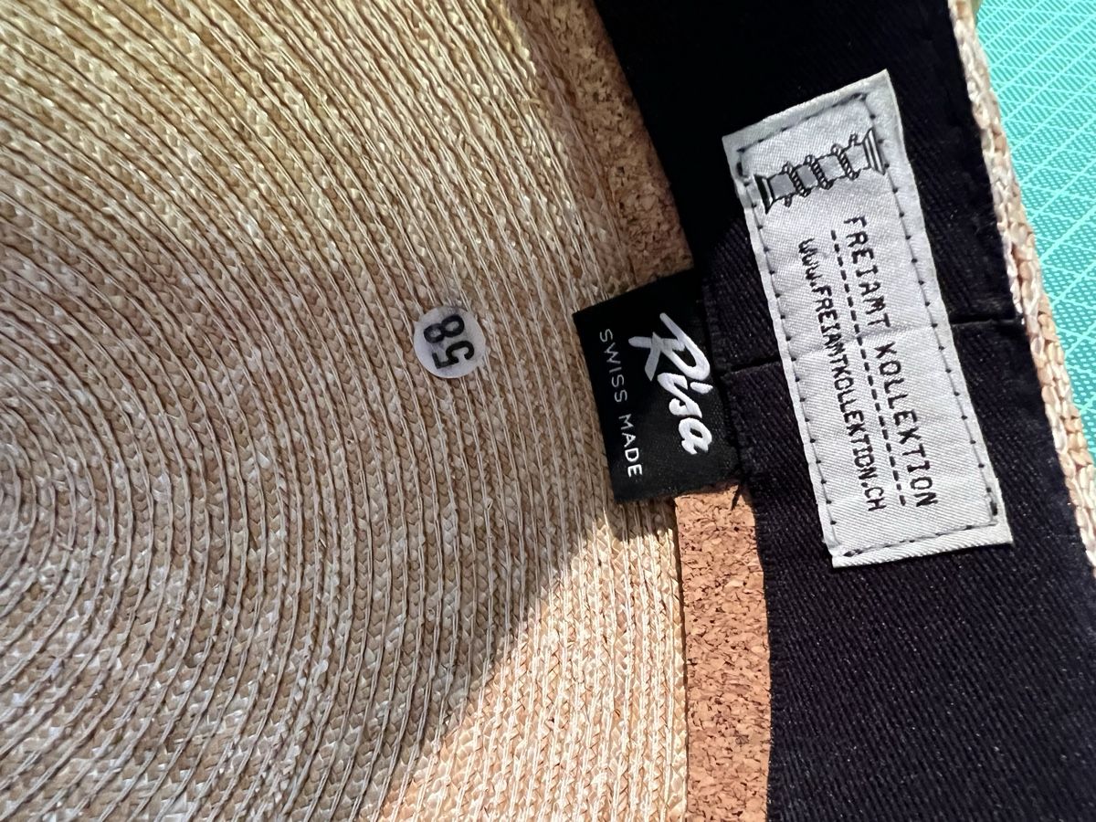 Copricapi, berretti & cappellini: Risa Hut Stroh braun Grösse 58 – Usato da Reiden venduto da HerrJacques 3
