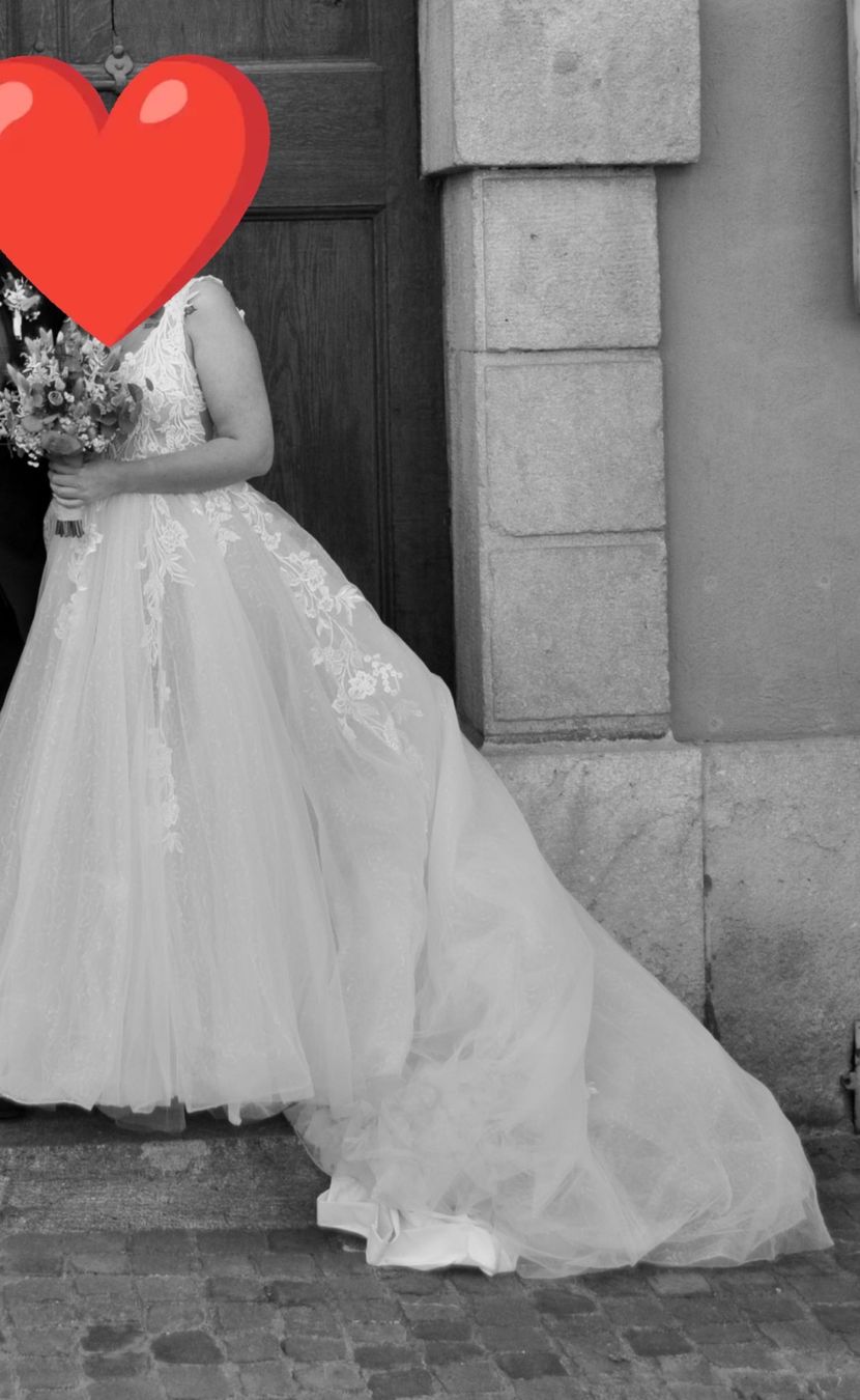 Vestiti: Hochzeitskleid inkl. Schleier - Gr. 38 – Usato da Oftringen venduto da Studi_Kobra 3