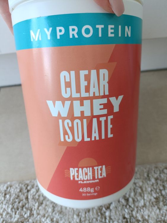 Myprotein clear whey isolate peach tea Kaufen auf Ricardo