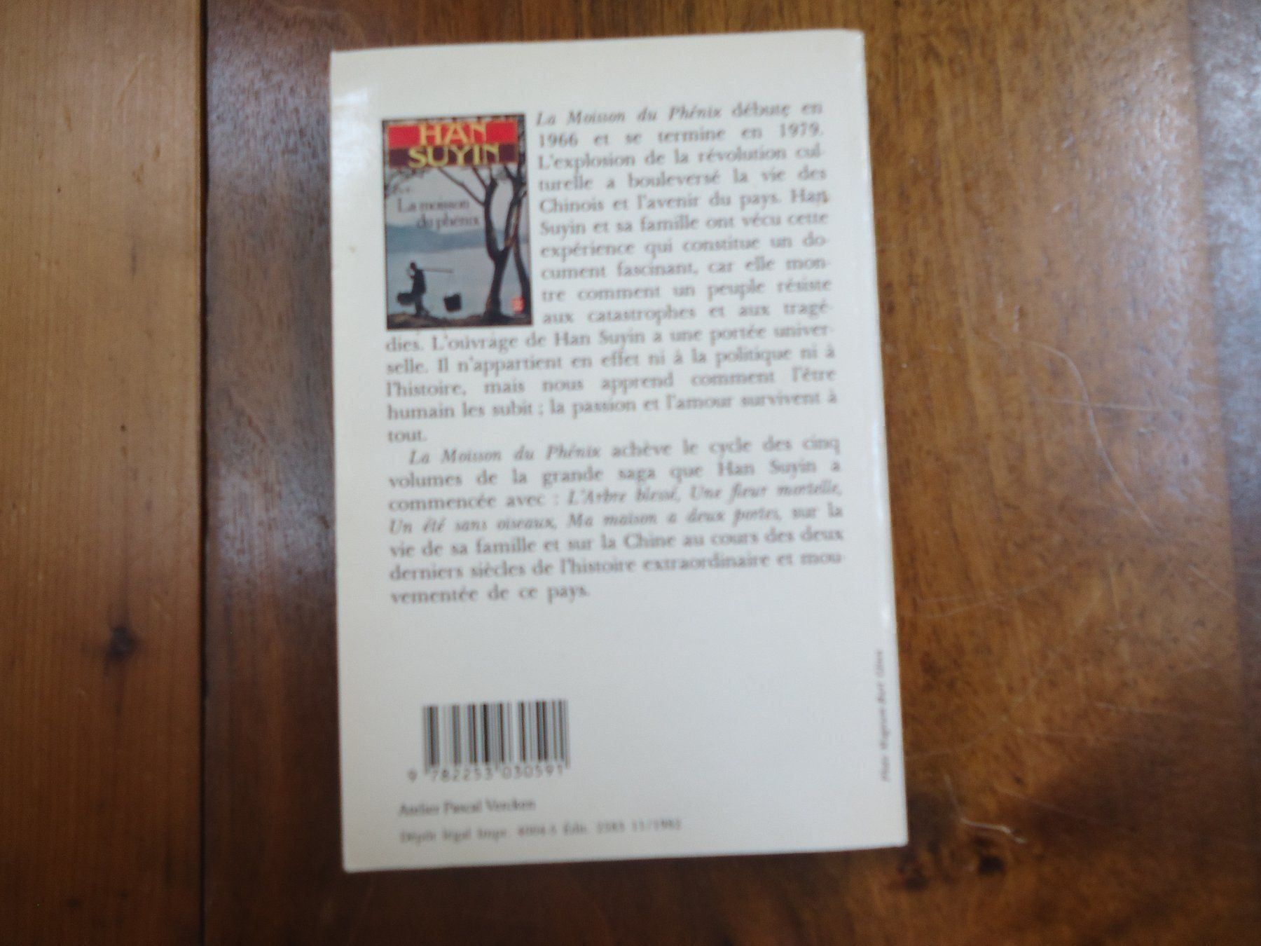 Libri: La moisson du phénix - Han Suyin – Usato da Vessy venduto da bm.par 1