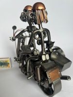 STEELMAN 24 Motorrad mit Beiwagen Handarbeit, Metall-Figur
