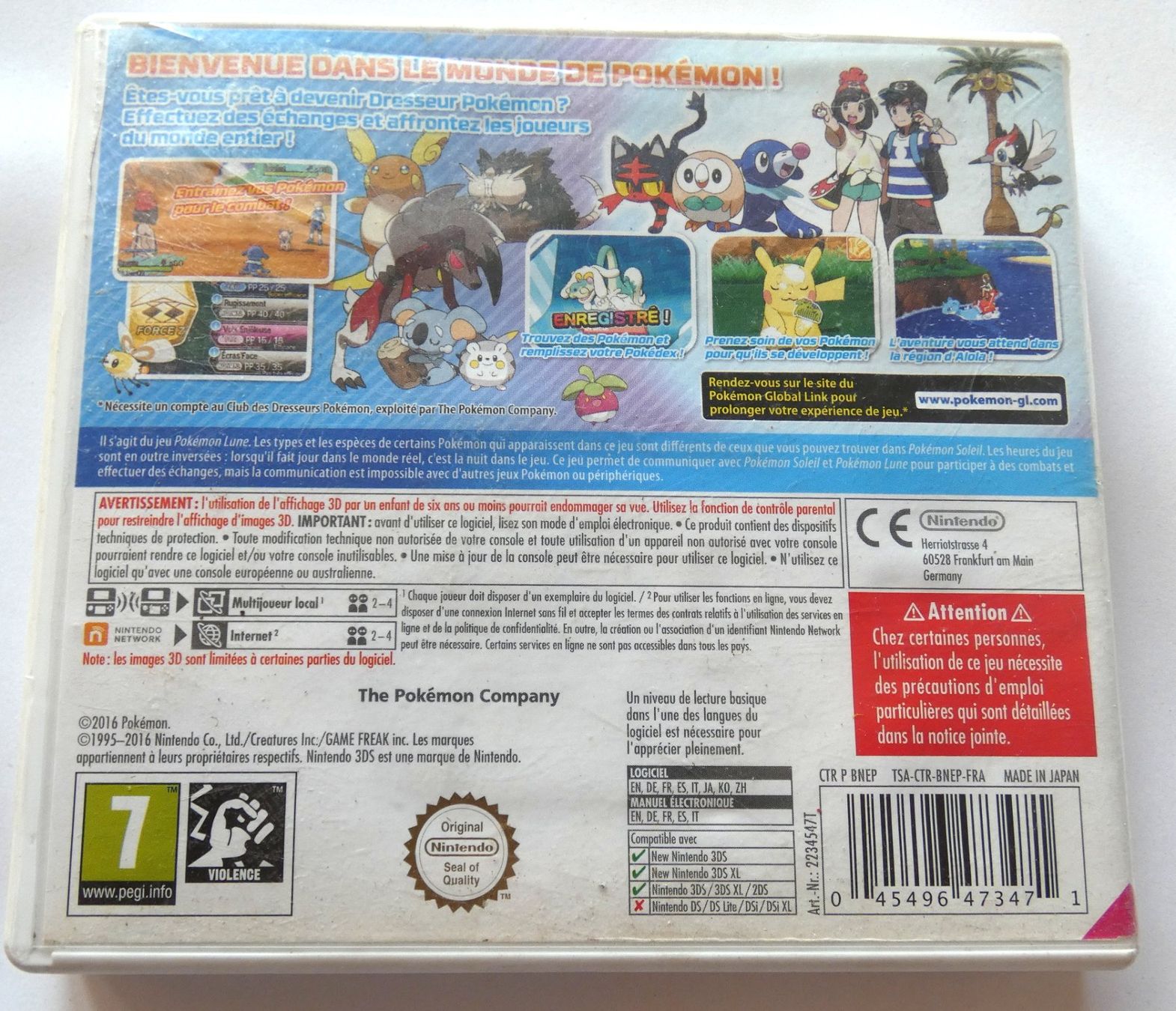 Pokémon Jeux: Nintendo 3DS - POKEMON Moon – D'occasion à La Sarraz par classicworldcoins 1