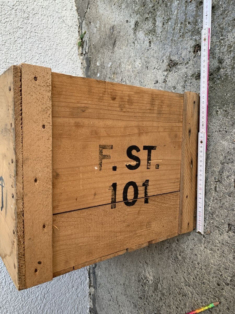 Casse di trasporto: Seifenholzkiste Friedrich Steinfels – Usato da Egg b. Zürich venduto da ohtannenbaum 5