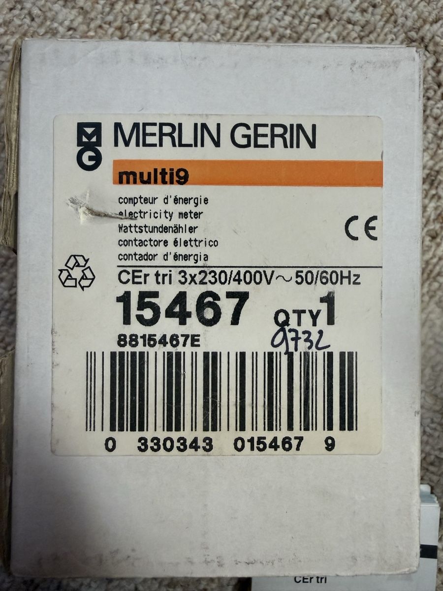 Mesurer: Compteur d’énergie triphasé Merlin Gerin multi9 CEr — ref. 1 – D'occasion à Ependes VD par Nontha 2