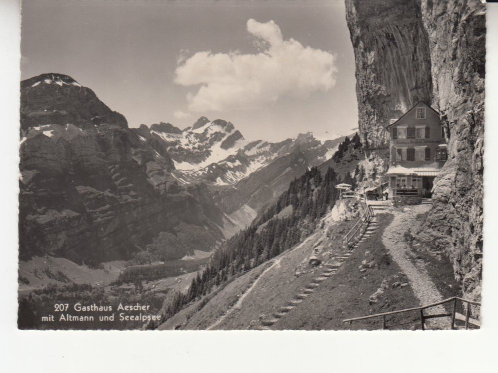 Ansichtskarten: Aescher ca. 1950 – Gebraucht aus Bürglen TG von StampGraf