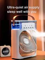 Climatiseur ventilateur humidificateur portable 3 en 1
