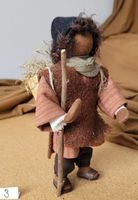 Schwarzenberger Krippenfiguren Kind/Knabe mit Kräze 18cm N3