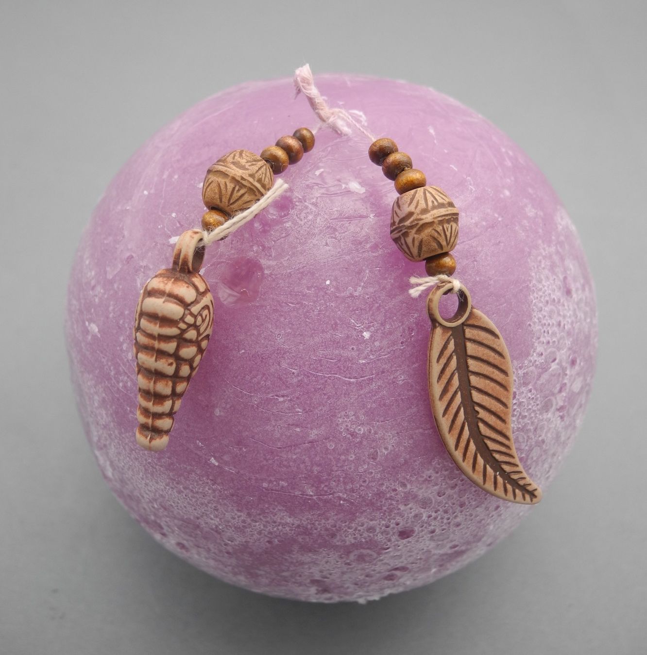 Kerzen: 3 violette Kerzen / Kugelkerzen,  Nr. m5 – Neu und originalverpackt aus Kottwil von Crazyrolf 2