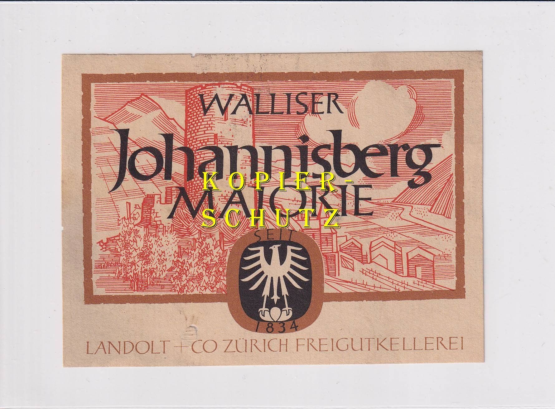 Papiere: Etikette - Johannisberg Majorie /bd – Gebraucht aus Hombrechtikon von Rudolf07