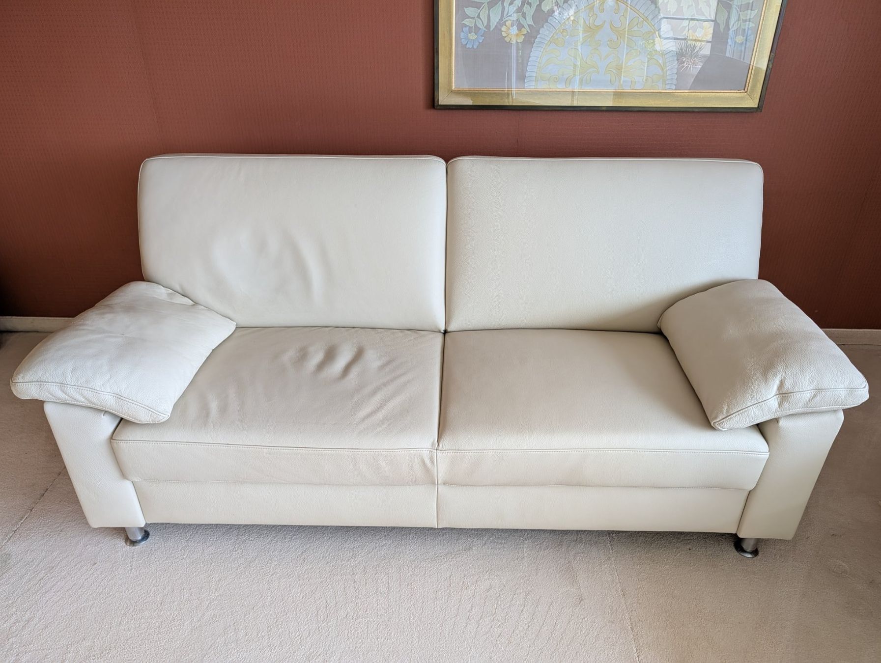 Divani: Hochwertiges Sofa aus extra-dicken Vollleder – Usato da Meggen venduto da banduga 2