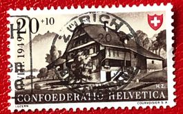 Nr. B 44 mit Vollstempel Zürich