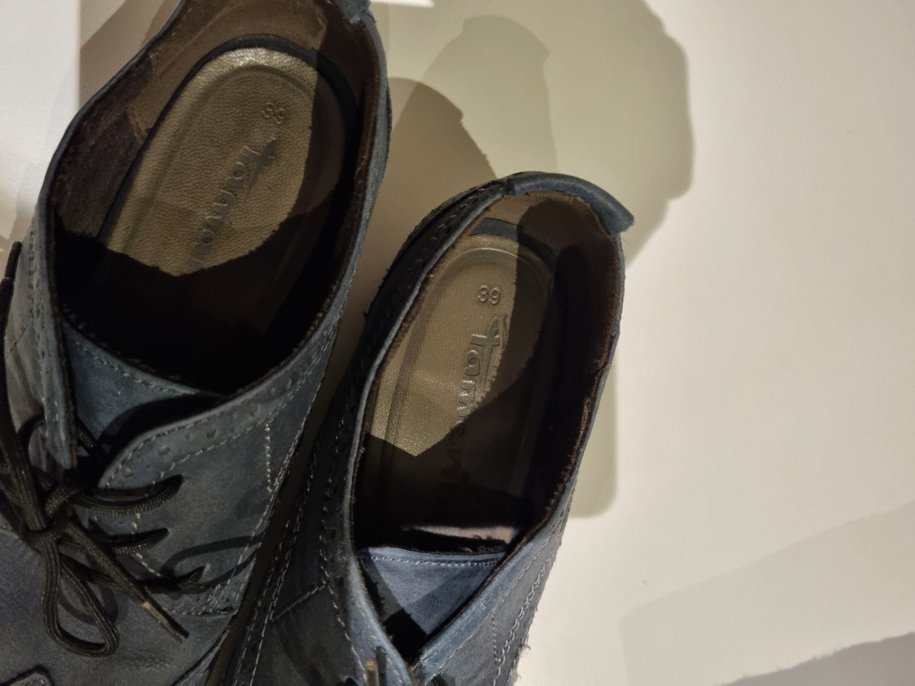 Tamaris Scarpe da donna: Gr. 39 Tamaris Schnürschuh blau top – Usato da Sutz venduto da Dalilea 1
