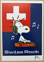 KeC: Snoopy Swiss Rocker, POP Art, signiert 5/15