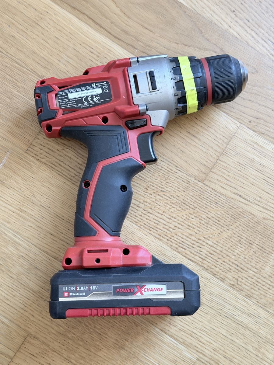 Einhell Perceuses: Akku-Bohrschrauber Einhell TE-CD 18/2 Li 18V gebraucht – D'occasion à Muri b. Bern par uthiny