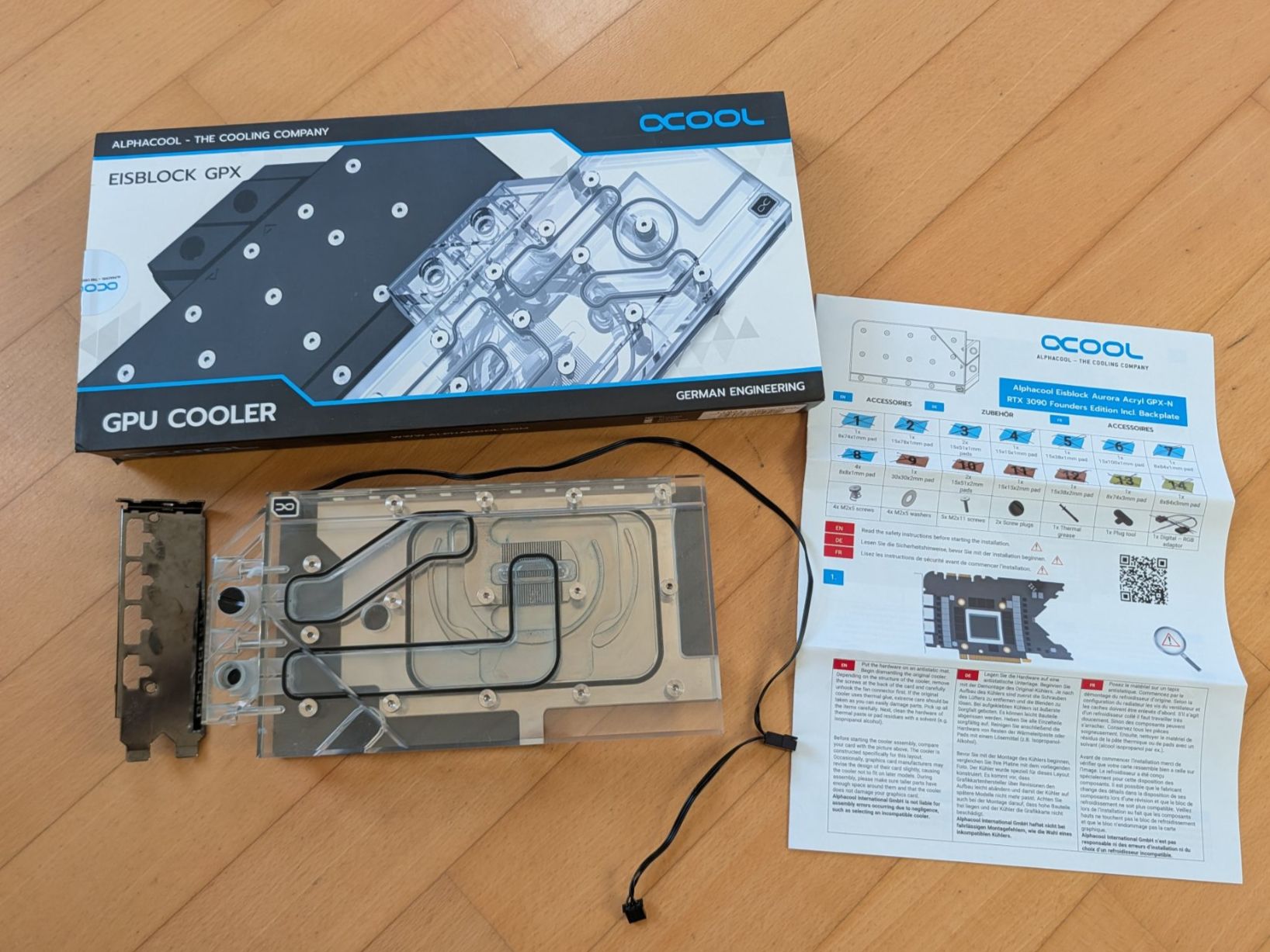 Nvidia Schede grafiche: Alphacool Eisblock Aurora RTX 3090 Founders Edition OVP – Usato da Mönchaltorf venduto da 4di_asFCK