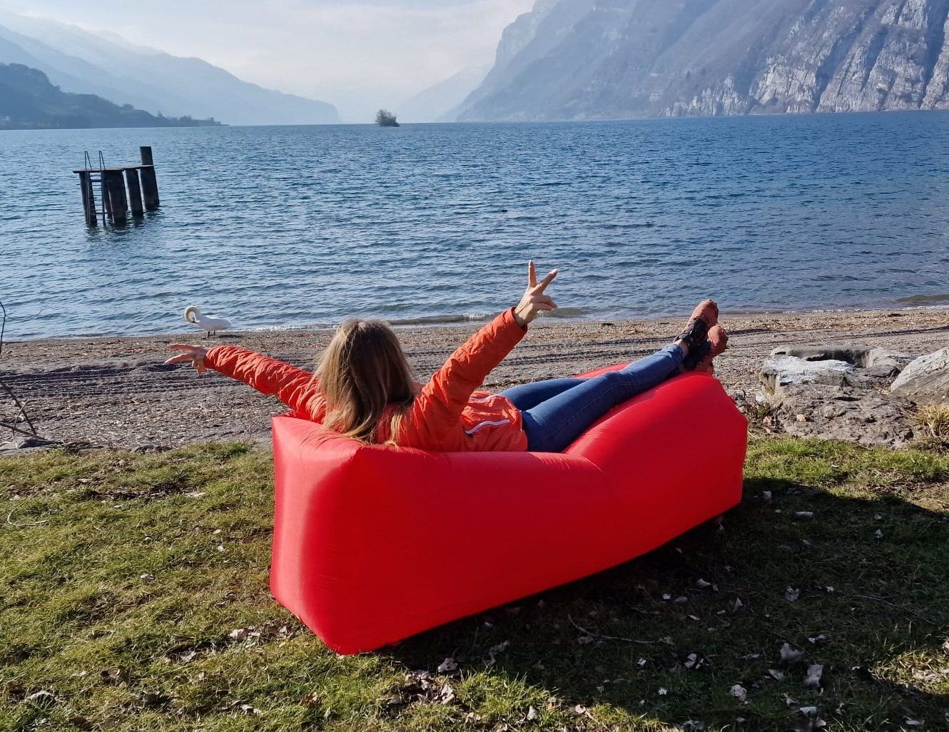 Sedie a sdraio: Aufblasbarer Sitz - Liegesack Luftsofa Air Lounge – Nuovo e nell'imballaggio originale da Walenstadt venduto da Trend-24 1