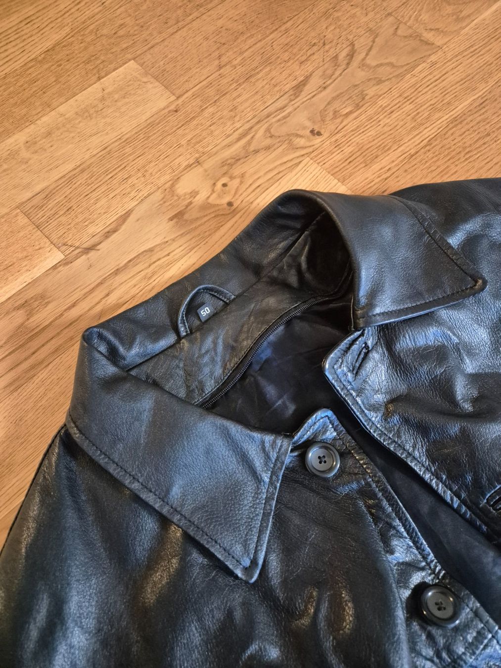 Mäntel: Vintage Ledermantel schwarz – Gebraucht aus Weiach von ste_hxx 2