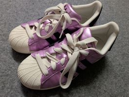 Adidas Superstar, Lila/Schwarz, Grösse 38, Top Zustand!