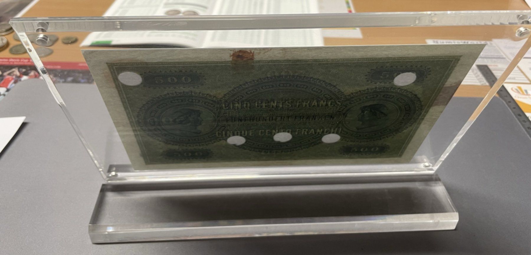 Staffa per monitor: Support visuel magnétique sans le Billet – Nuovo e nell'imballaggio originale da Martigny venduto da Numis-World 1