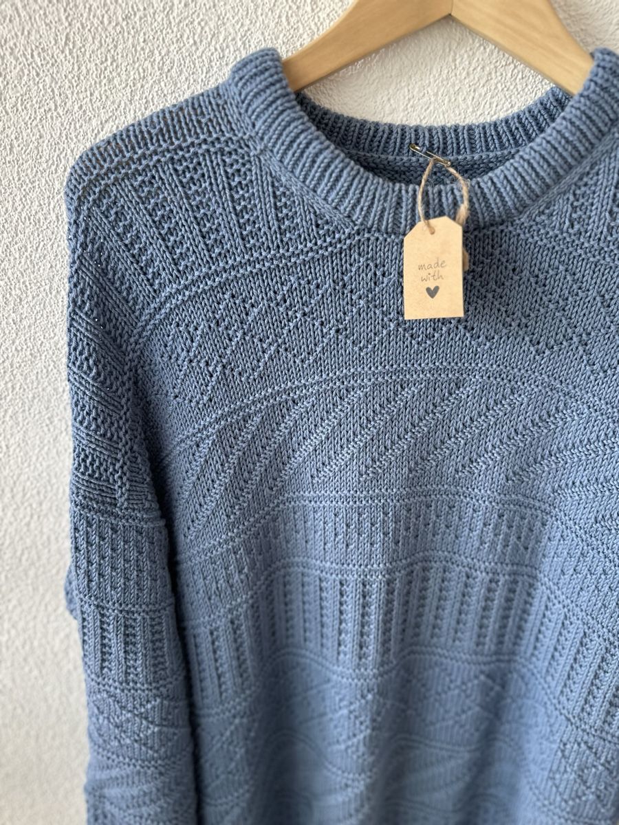 Maglioni & Felpe: Handgestrickter Pullover Merino/Baumwolle – Nuovo (secondo la descrizione) da Ormalingen venduto da nude.knits 4