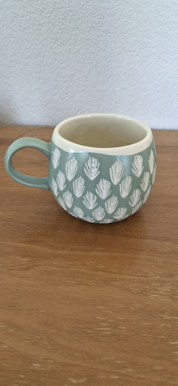 Tazze: Tasse mintgrün Planzendesign Joyye – Usato da Zürich venduto da c.line89 2