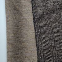 Jersey Doubleface Anzug Wollstoff 1.70x1.40m beige Fischgrat