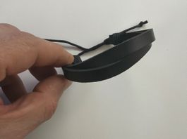 Lässiges Lederarmband, Schwarz, Verstellbar, Neu!