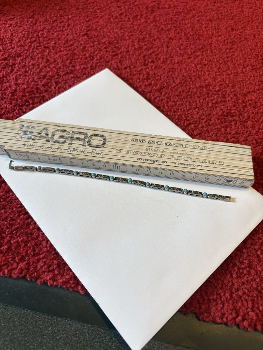 Bracelets: 925 Armband mit türkis  – D'occasion à Murten par Tzaugg 4