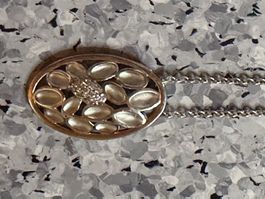 Silber Anhänger 925 mit kleine diamanten 9 gram