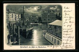 Litho Rorschach, Hafenpartie im Mondsche