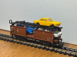 *e1289: Autotransportwagen mit 3 Fahrzeugen (Spur N)