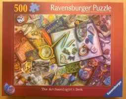 Puzzle Ravensburger - The Archaelogist‘s Desk - 500 Teile