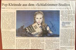 Jennifer Jans Autogramm signiert Magazinbild 20x30cm