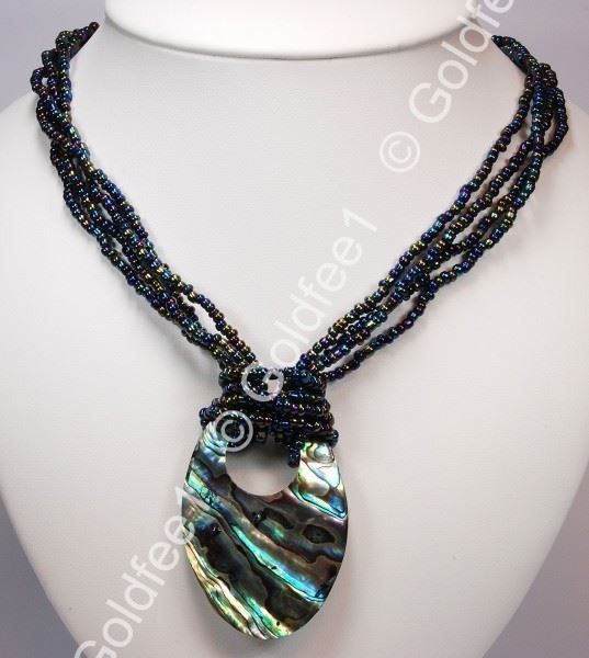 Catenine: Multicolor Paua Shell Anhänger – Nuovo e nell'imballaggio originale da Oberglatt ZH venduto da Goldfee1 1