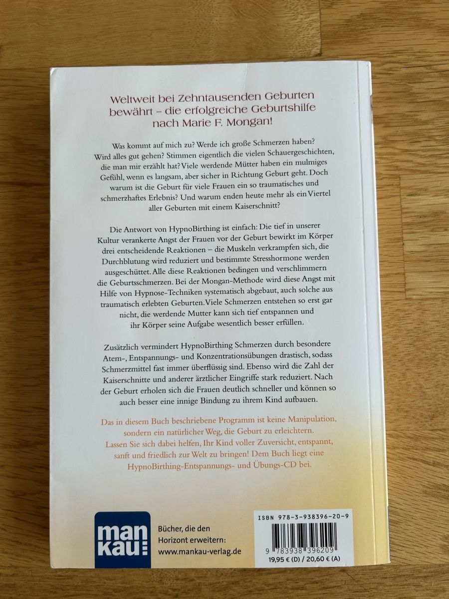 Libri: Hypnobirthing Buch & CD – Usato da Oberriet SG venduto da hey88 1