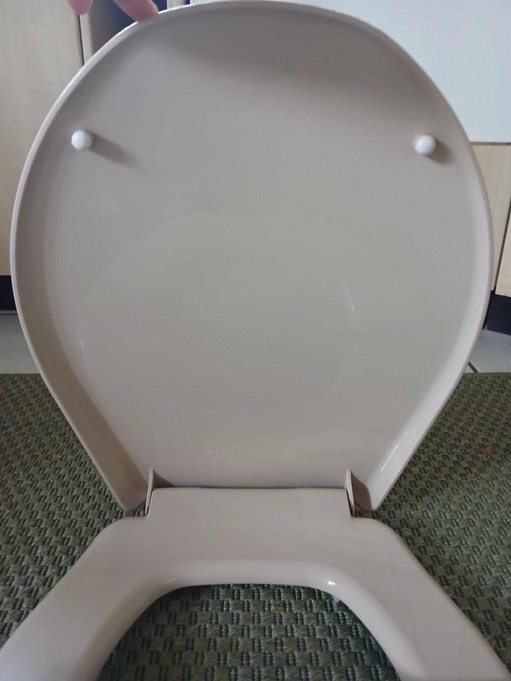 WC: Toilettendeckel, WC Sitz beige – Usato da Bremgarten AG venduto da Finoae 1