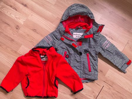 Ducksdays Übergangs-Jacke & Fleece Gr. 92/98 - Top Zustand!
