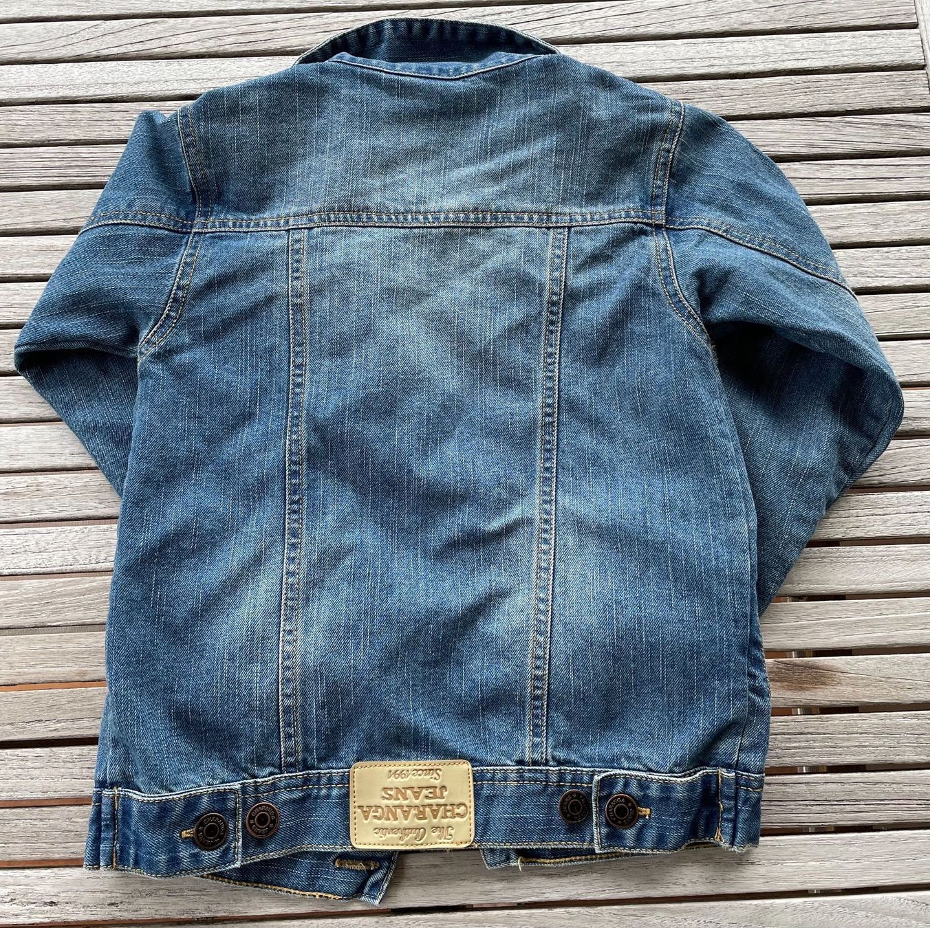 Giacche & Cappotti: Mädchen Jeansjacke von Charanga Gr. 128 – Nuovo (secondo la descrizione) da Schaffhausen venduto da London114 1
