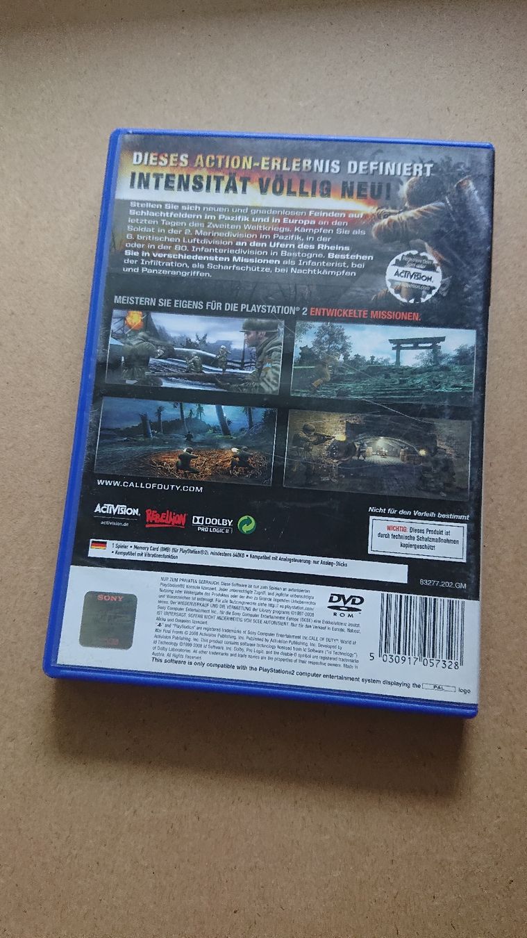 Giochi: Call of Duty: World at War - Final Fronts PS2 – Usato da Chur venduto da FreakofRarity 1