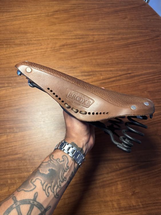 Brooks Pezzi di ricambio: BROOKS Fahrradsattel Flyer Softened Pre-Aged – Usato da Zürich venduto da zhk5 5