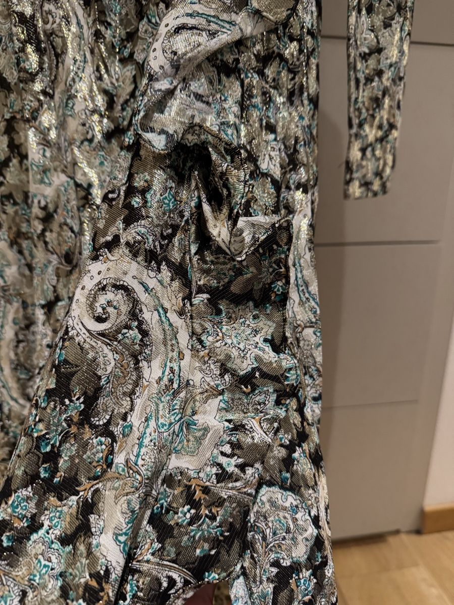 Sandro Kleider: Robe Sandro Paris, taille 38, motif paisley – Neu (gemäss Beschreibung) aus Vandoeuvres von Zoccoli11 1