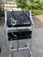 DJ Anlage Daymond mit zwei Lautsprecher Boxen + Rack Daymond