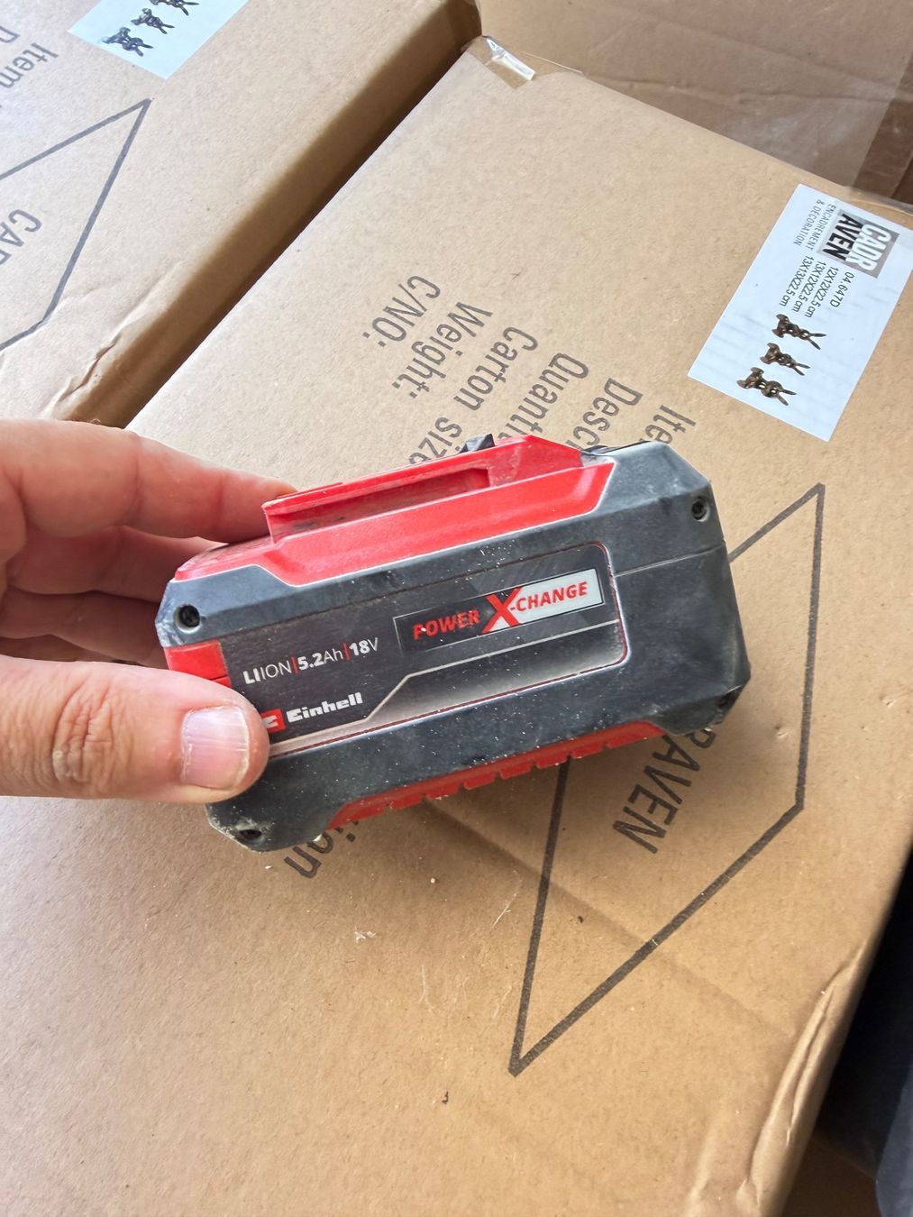 Einhell Batterie: Einhell Power X Change Akku 18V 5.2Ah gebraucht – Usato da Zollikofen venduto da Level_911 2