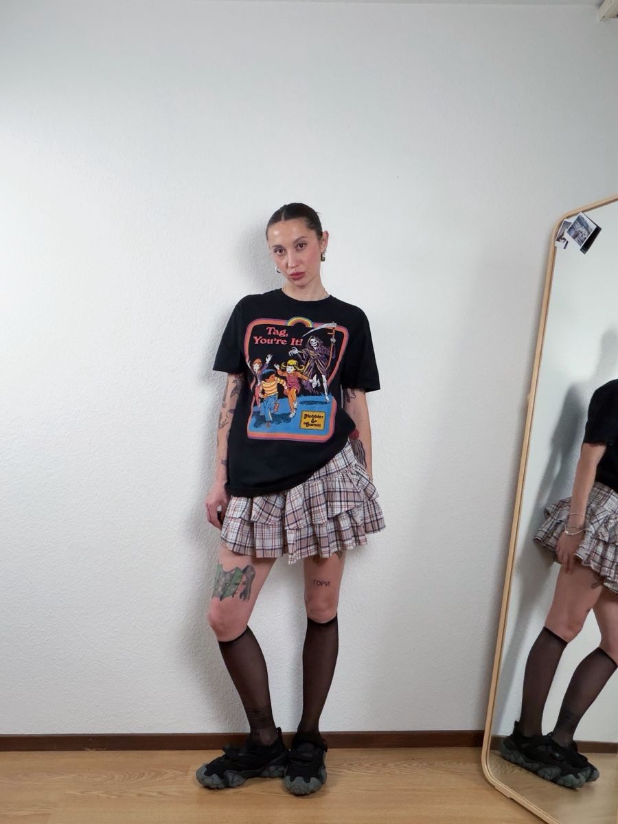 H&M Röcke: mini skirt H&M Divided checkered size S – Gebraucht aus Knonau von Grapesvintage