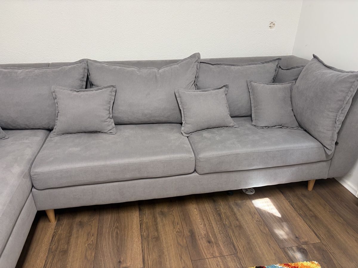 Sofas: Ecksofa grau Stoff gute Zustand – Gebraucht aus Embrach von Leva11 2