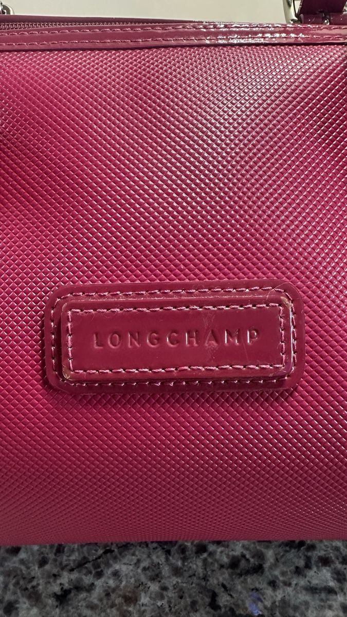 Taschen für Damen: ORIGINAL LONGCHAMP BOWLING BAG wunderschönes Himbeerrot – Gebraucht aus Liestal von Camaieu66 4